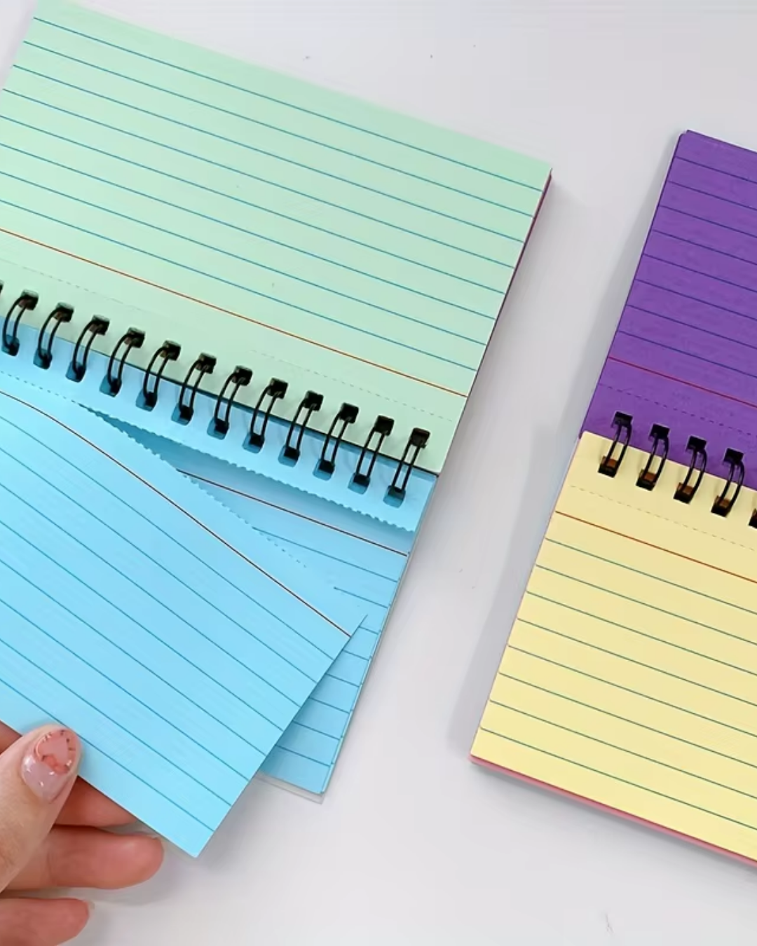 Mini Flashcards met Lijntjes – Spiraalgebonden en Scheurbaar voor Handig Gebruik - Academia Now - Schoolspullen voor de middelbare school, schoolplanner, agenda, notitieboek, flashcards, Stabilo- en Oxford schoolspullen voor beter plannen en leren - Hard Work Beats Talent