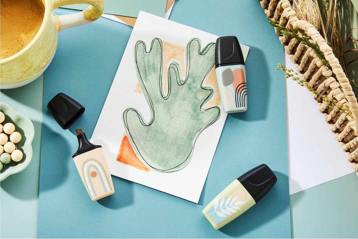 STABILO BOSS MINI NATUREvibes Markeerstiften — Etui met 6 Kleuren