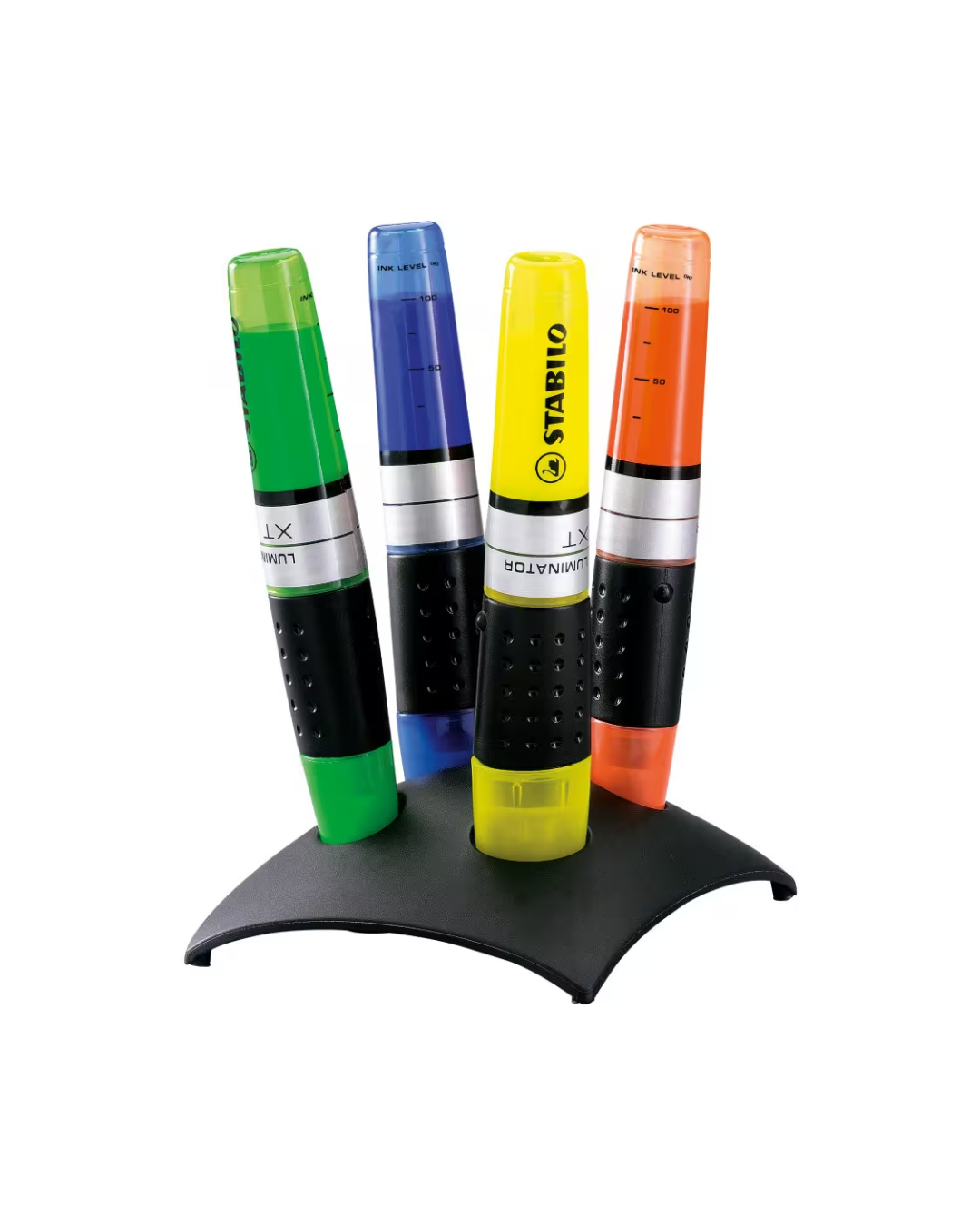 STABILO LUMINATOR Tekstmarker Set - 4 Stuks - Academia Now - Schoolspullen voor de middelbare school, schoolplanner, agenda, notitieboek, flashcards, Stabilo- en Oxford schoolspullen voor beter plannen en leren - Hard Work Beats Talent