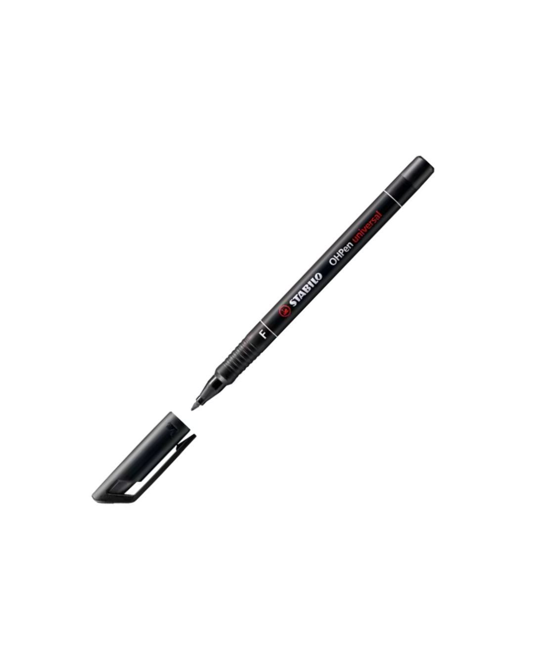 STABILO OHPen Viltstift Zwart - Fijn 0,7 mm Navulbaar - Academia Now - Schoolspullen voor de middelbare school, schoolplanner, agenda, notitieboek, flashcards, Stabilo- en Oxford schoolspullen voor beter plannen en leren - Hard Work Beats Talent