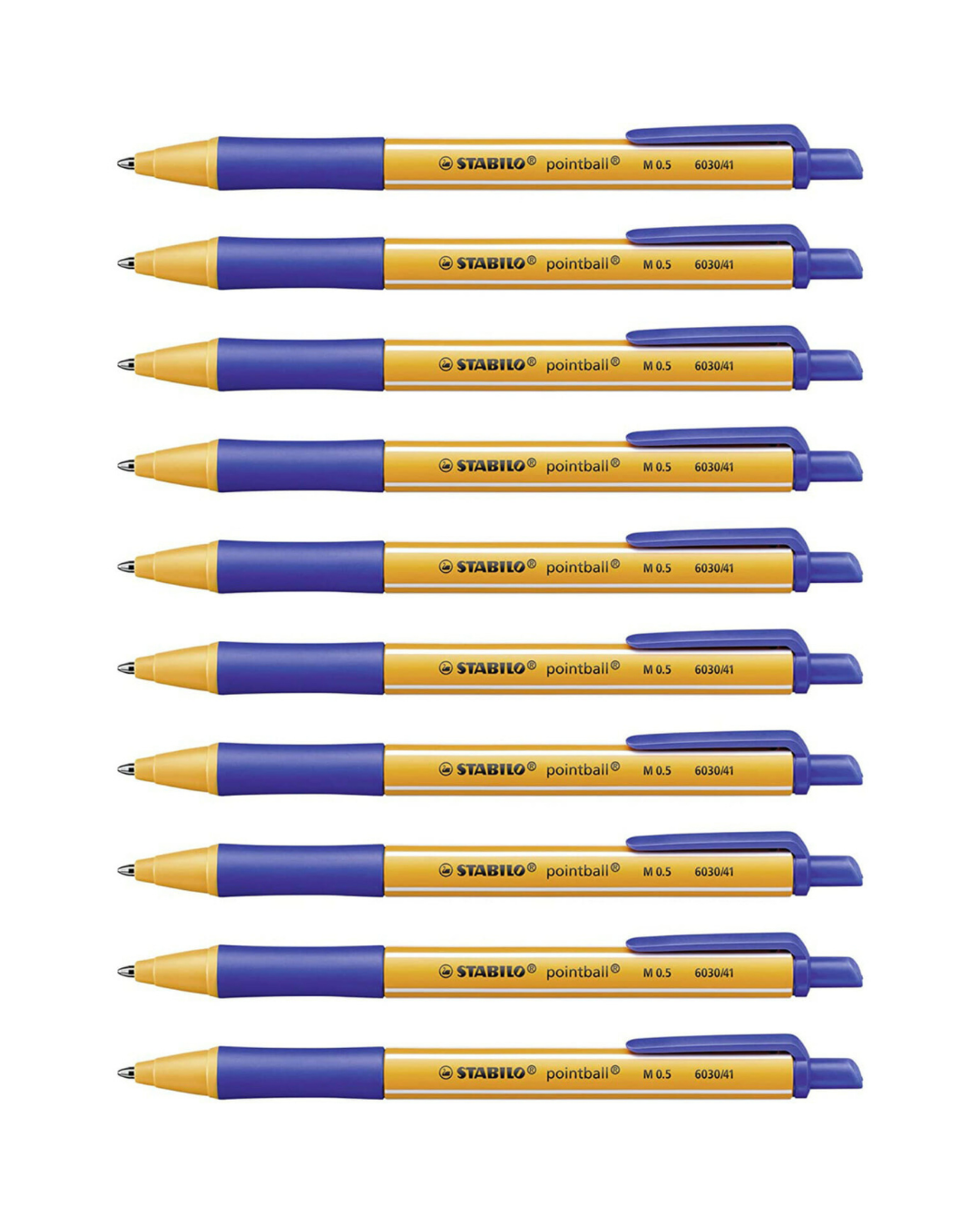 STABILO pointball pennen blauw - 2 stuks - Academia Now - Schoolspullen voor de middelbare school, schoolplanner, agenda, notitieboek, flashcards, Stabilo- en Oxford schoolspullen voor beter plannen en leren - Hard Work Beats Talent