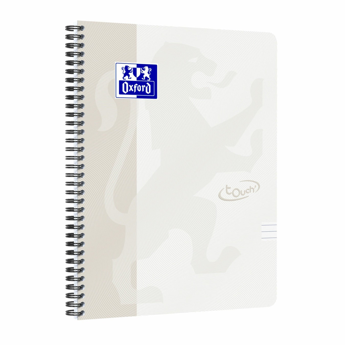 OXFORD Spiraalblok A4 Touch' Gelinieerd – Wit