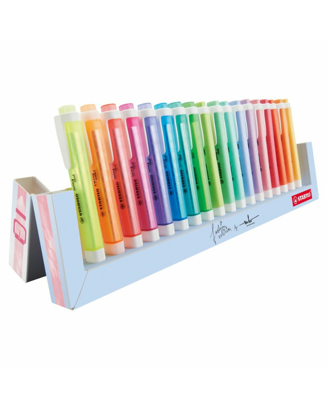 STABILO swing cool markeerstift deskset - 18 kleuren - Academia Now - Schoolspullen voor de middelbare school, schoolplanner, agenda, notitieboek, flashcards, Stabilo- en Oxford schoolspullen voor beter plannen en leren - Hard Work Beats Talent