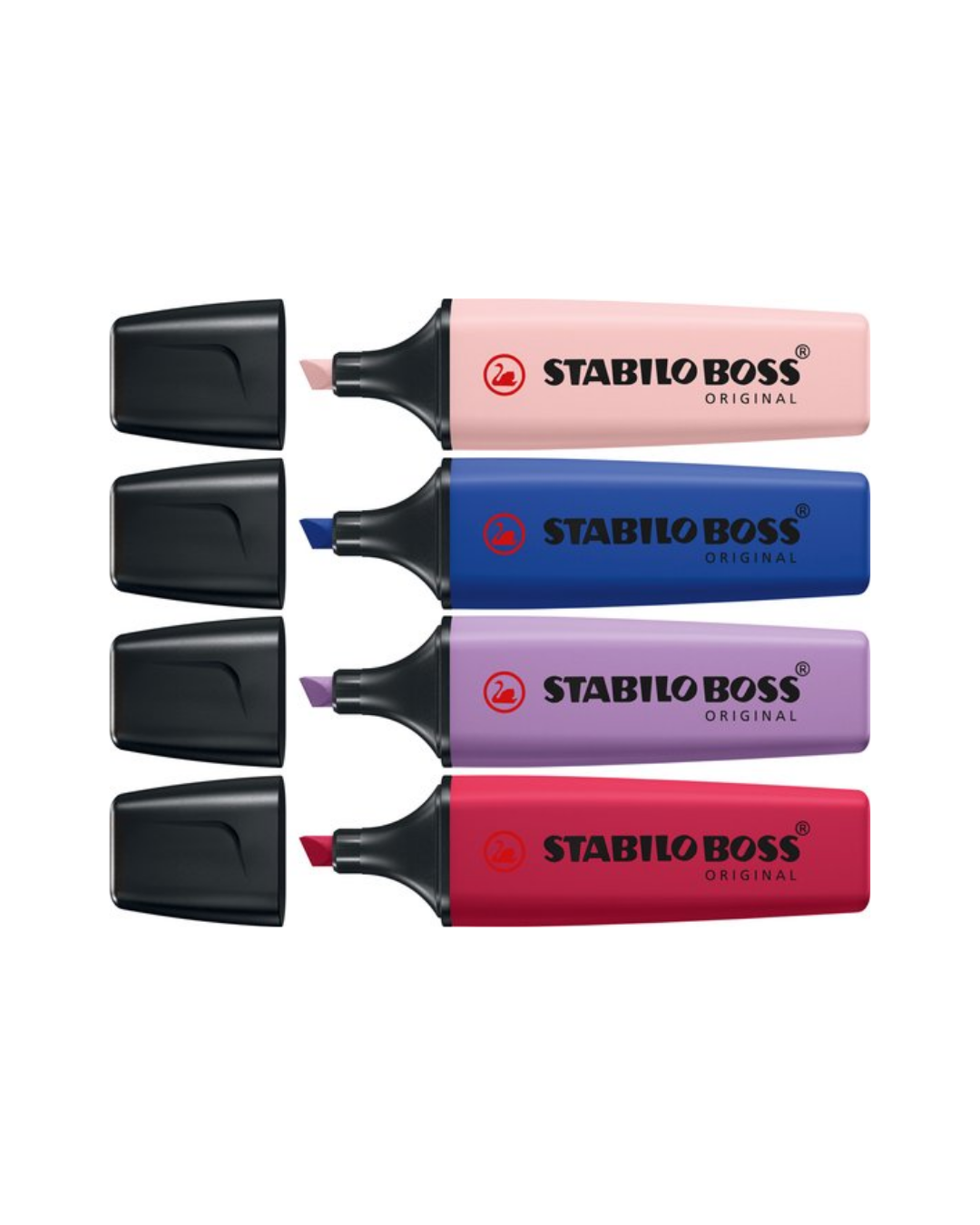 STABILO BOSS Markeerstift NatureCOLORS Wildflower - 4 Stuks
