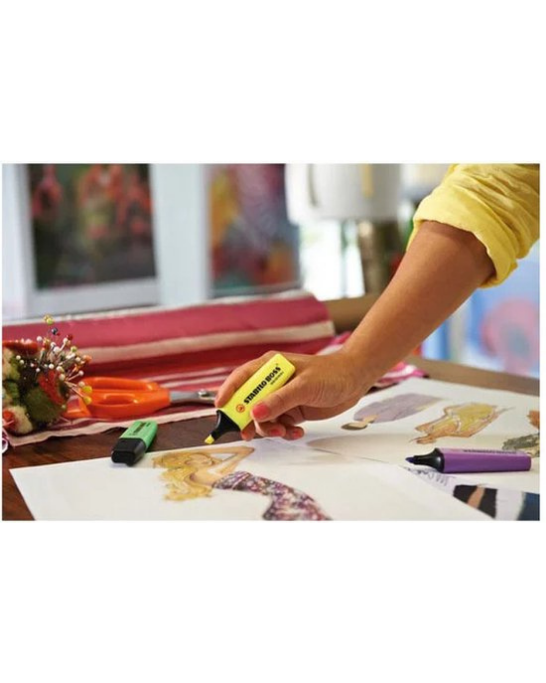 STABILO BOSS ORIGINAL markeerstiften etui - 6 kleuren - Academia Now - Schoolspullen voor de middelbare school, schoolplanner, agenda, notitieboek, flashcards, Stabilo- en Oxford schoolspullen voor beter plannen en leren - Hard Work Beats Talent