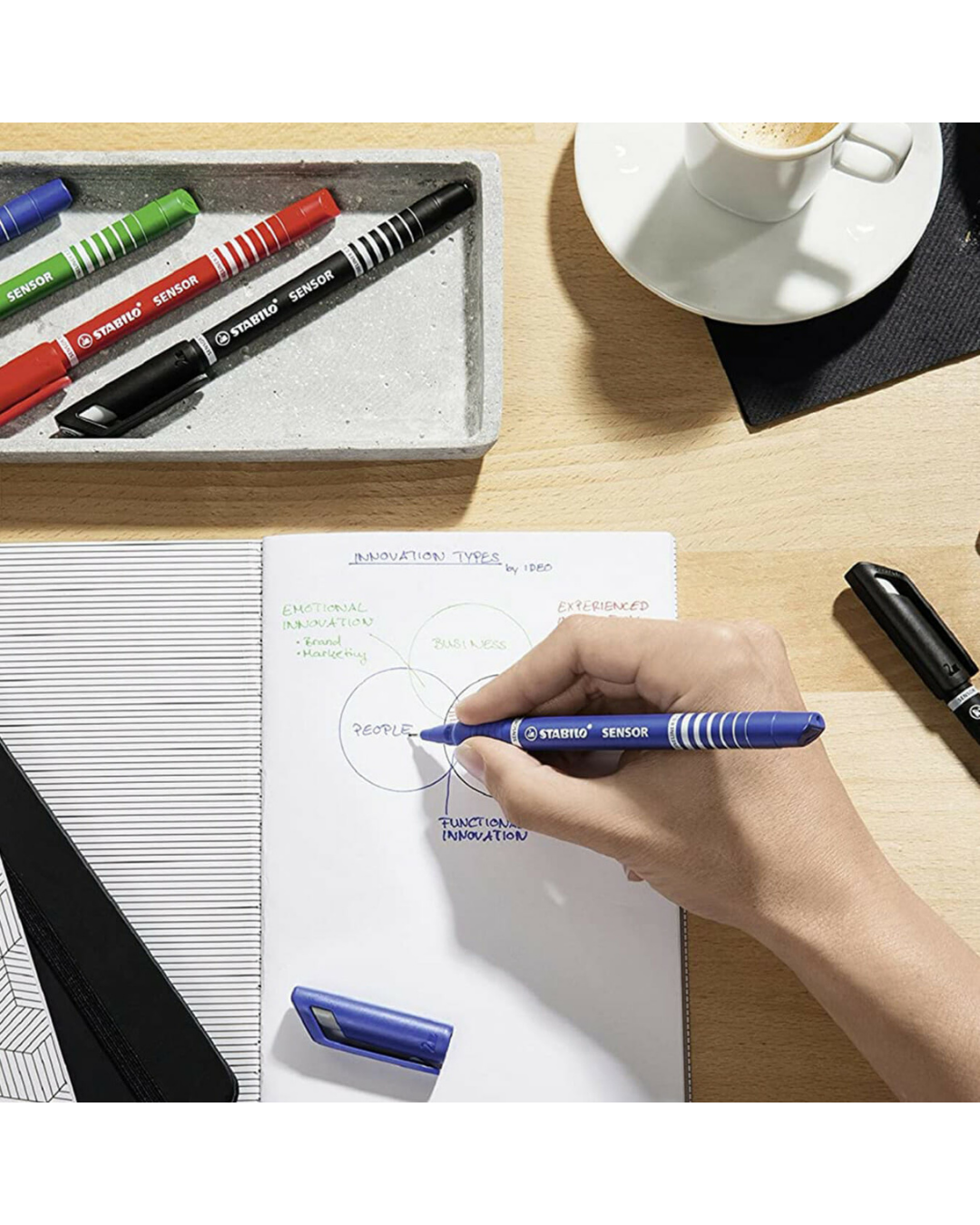 STABILO Pen 68 Neon Viltstift 6 stuks in Etui - Academia Now - Schoolspullen voor de middelbare school, schoolplanner, agenda, notitieboek, flashcards, Stabilo- en Oxford schoolspullen voor beter plannen en leren - Hard Work Beats Talent