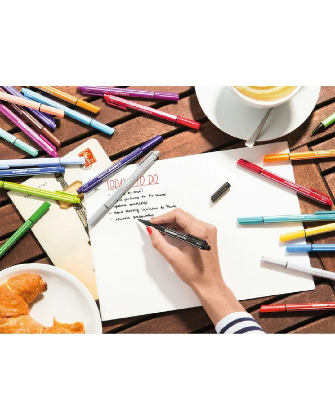 STABILO PointMax pastel etui - 8 kleuren - Academia Now - Schoolspullen voor de middelbare school, schoolplanner, agenda, notitieboek, flashcards, Stabilo- en Oxford schoolspullen voor beter plannen en leren - Hard Work Beats Talent