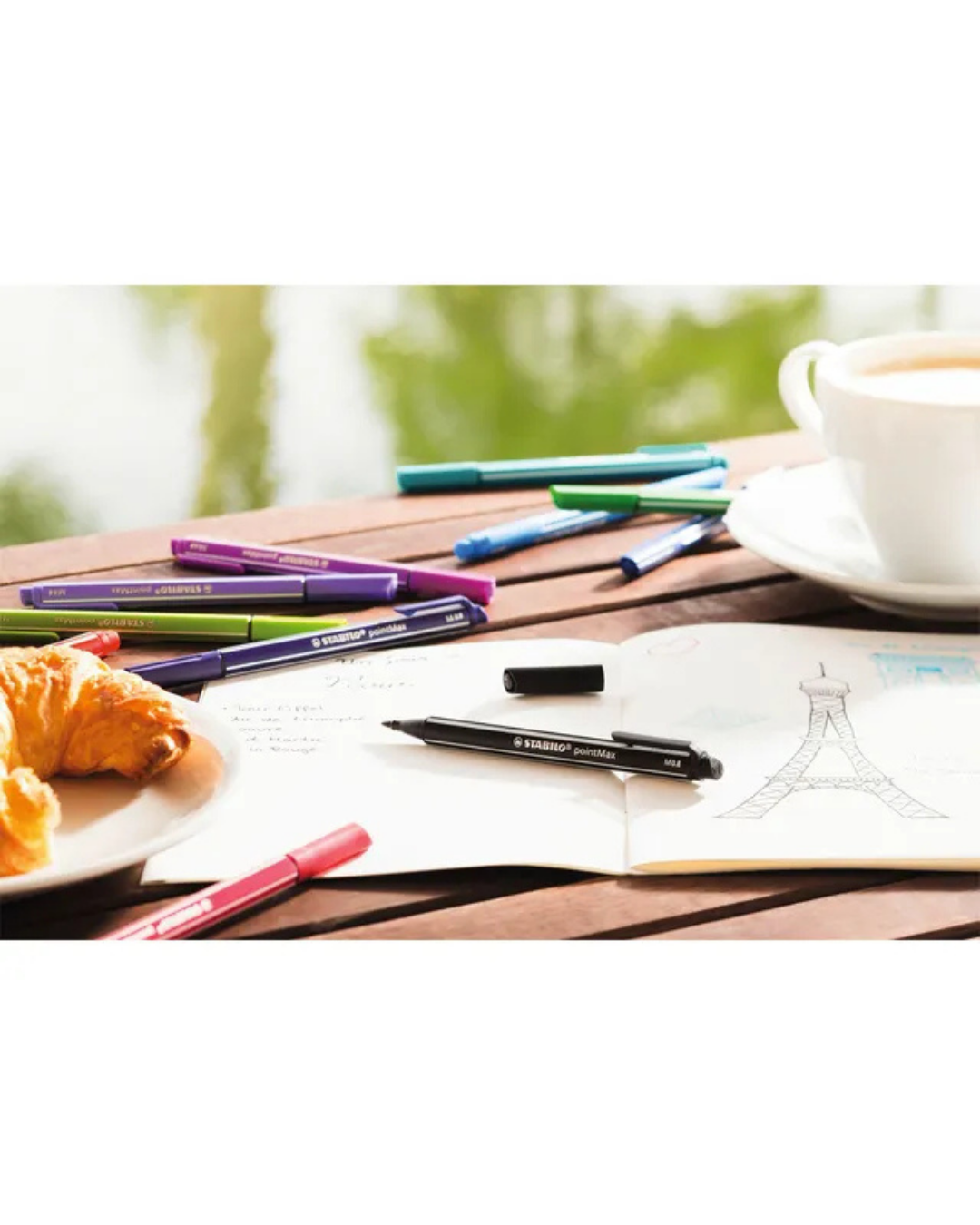 STABILO PointMax pastel etui - 8 kleuren - Academia Now - Schoolspullen voor de middelbare school, schoolplanner, agenda, notitieboek, flashcards, Stabilo- en Oxford schoolspullen voor beter plannen en leren - Hard Work Beats Talent