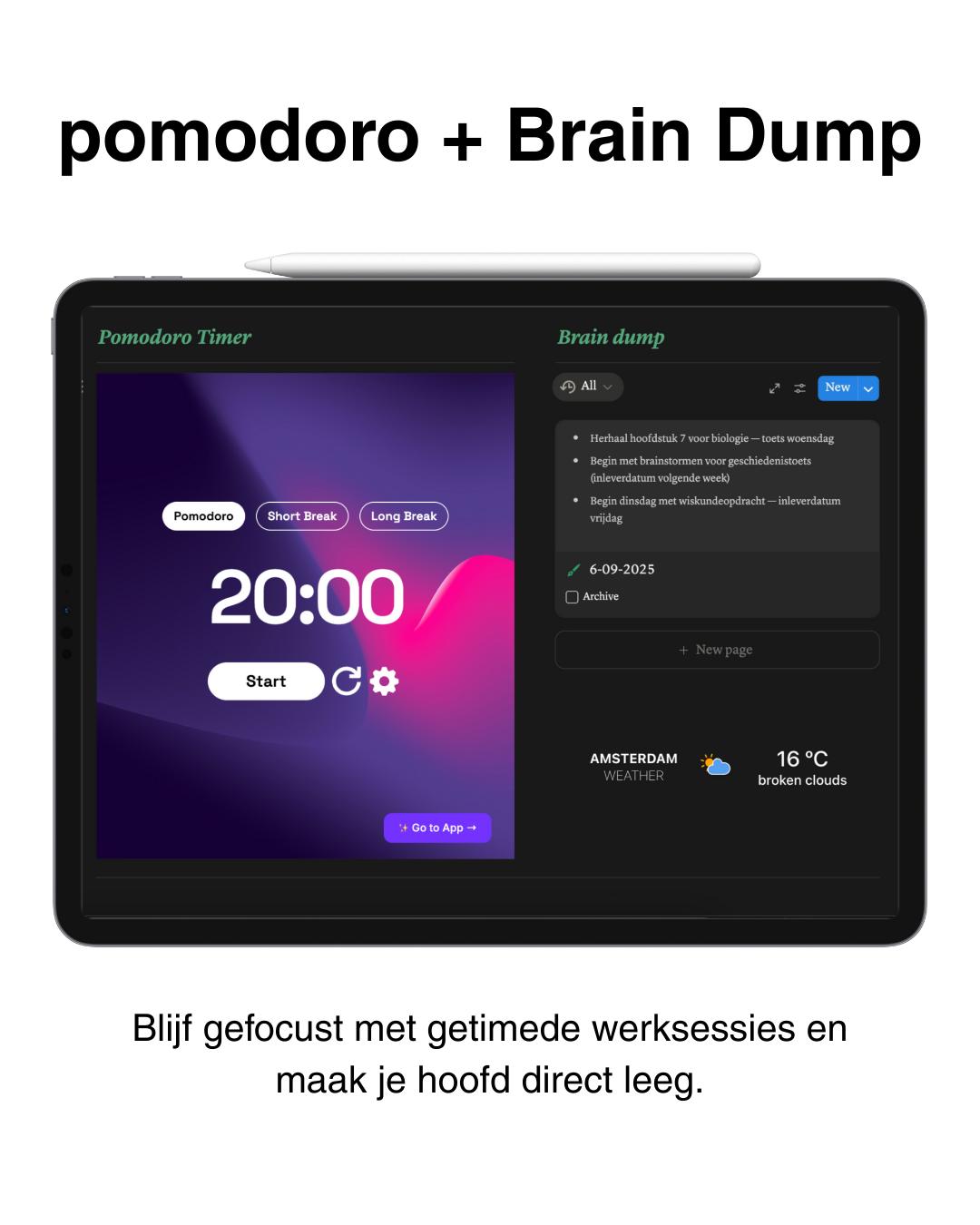 Ultieme Studentenplanner - Academia Now - Schoolspullen voor de middelbare school, schoolplanner, agenda, notitieboek, flashcards, Stabilo- en Oxford schoolspullen voor beter plannen en leren - Hard Work Beats Talent